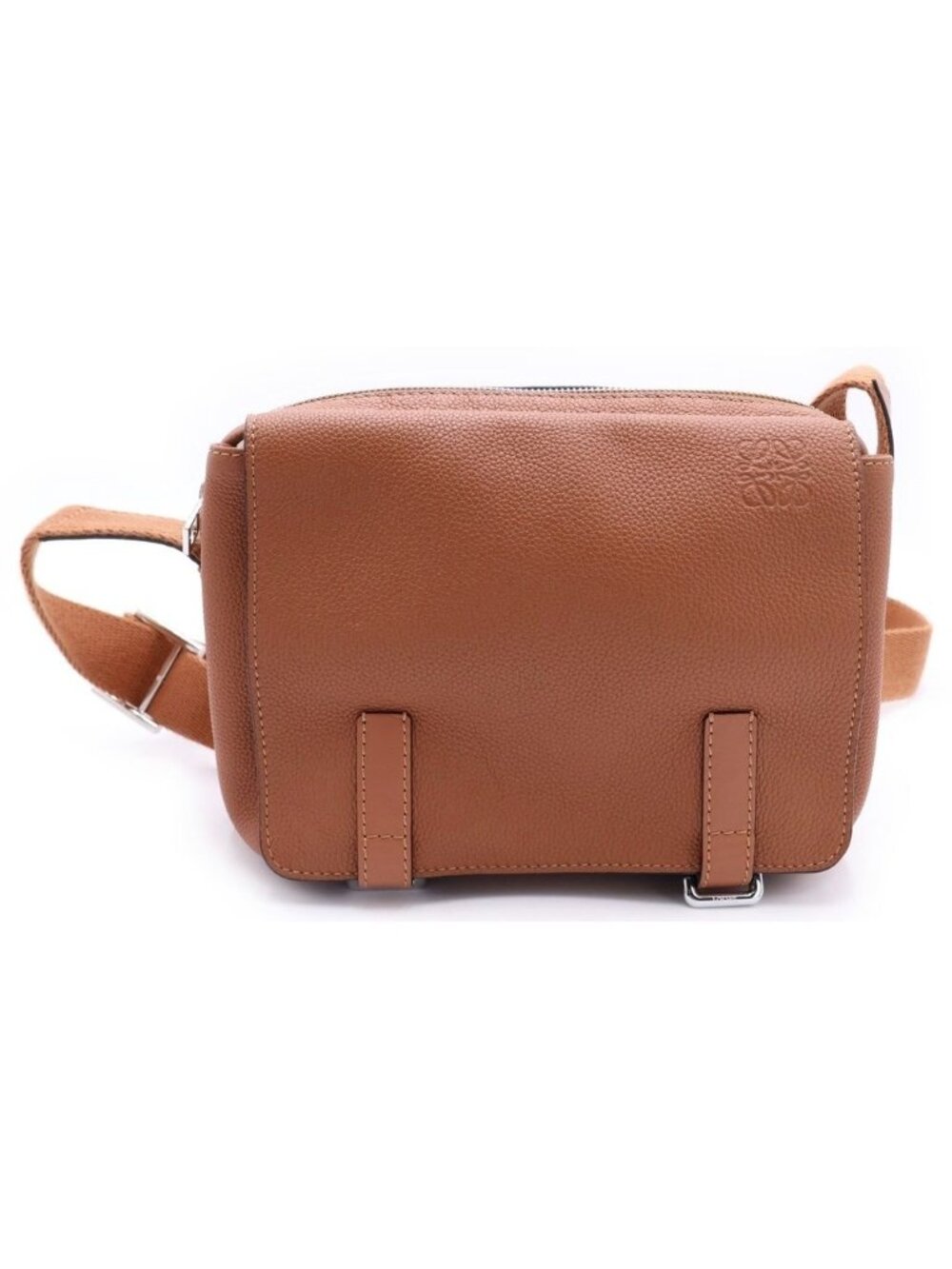 Loewe Military Messenger Xs Leather Shoulder Bag Brown